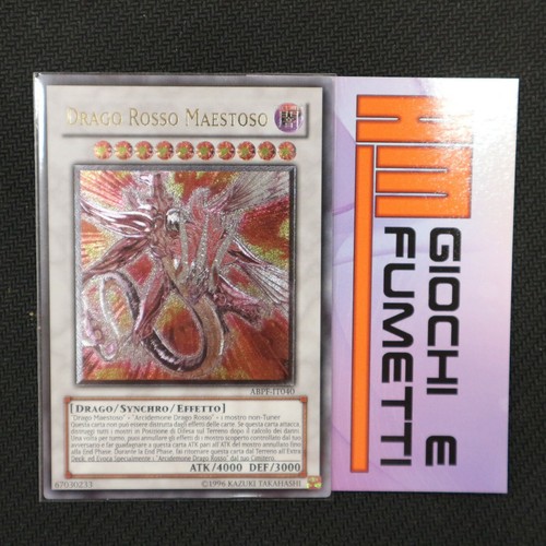 Drago rosso maestoso yugioh - drago,