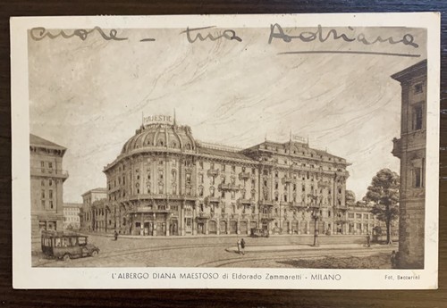 Vecchia cartolina milano - cartolina,