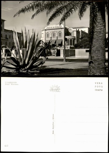 Cartolina viareggio hotel - cartolina,