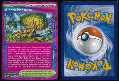 Carta pokémon albero - carta,